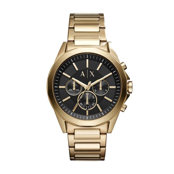 Armani Exchange AX2611 Gold Plated Chronograph Bracelet Watch - W62110