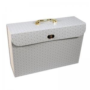 Cathedral Products Chic Geometric 19-Pocket Expanding File Case with