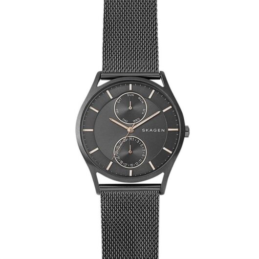 Skagen SKW6180 Holst Grey IP Mesh Bracelet Watch - W0694